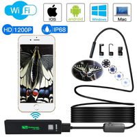 TAKOYI Wireless Endoscope WiFi Borescope 8 LED HD Inspection Camera for for iOS/Android/Windows/Mac