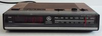 Vintage 80s GE AM/FM Digital Alarm Clock Radio Woodgrain Model 7-4624B Works!