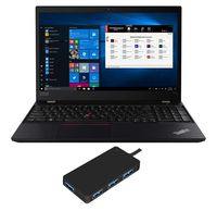 Lenovo ThinkPad P53s Laptop (Intel i7-8565U 4-Core, 16GB RAM, 512GB PCIe SSD, NVIDIA Quadro P520, 15.6" Full HD (1920x1080), Fingerprint, WiFi, Bluetooth, Webcam, Win 10 Pro) with USB3.0 Hub