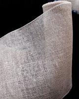 9 Inch Burlap Jute Ribbon Table Runner for Rustic Wedding Decor, Party Decorations, Floral Arrangements, Craft Projects (Off-White)