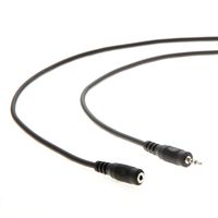 InstallerParts 2.5mm Male to Female Audio Extension Cable (6Ft) - Compatible with Headphones, Microphones, and More