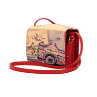 Women Handbag,[Vintage Shoulder Bags] Stylish Messenger Bags [Leather Purse Satchel Cross Body Out Messenger Beach Bags] Camera Case Bag Holder for Fujifilm Instax Mini 7s Mini 8 Mini 25 (Red)