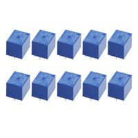 Saim DC 5V Coil 5 Pins Mini SPST Power Relay PCB Type JQC-3F 10 Pcs