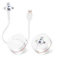 Multi Charging Cable,Retractable 2 Pack YDS 3.3FT Multiple USB Charging Cable,3 in 1 Type C/Micro USB Ports Compatible with iPhone,iPad LG, HTC,Samsung and More.