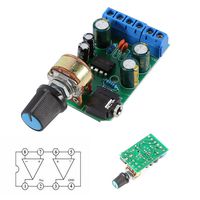 Amplifier Board, DC1.8-12V TDA2822M Amplifier 2 Channels Stereo 3.5mm AUX Audio Amp Board Module, Handy Digital Power Amp Module Board