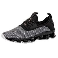 Men's Sneakers,Men Flat Lace-Up Sports Mesh Shoe Wear Resistant Non-Slip Light Sneakers,Shoes for Men(9,Gray)