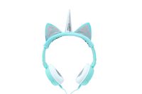 Gabba Goods Premium Plush Design Caticorn Over The Ear Comfort Padded Stereo Headphones AUX Cable | Earphones