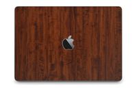 iCarbons Dark Wood Skin Wrap for MacBook Pro 15" (Late 2016-Current, With Touchbar) Full Combo