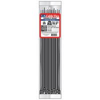 US Cable Ties DH15B25 15-Inch Double Head Ties, UV Black, 25-Pack
