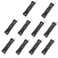 HiLetgo 10pcs 18650 Battery Clip 18650 Battery Holder 18650 Batteries Case for 18650 Battery with Connect Lead Arduino Raspberry Pi
