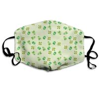 YUIOP Green Leaf Printed Mask Neutral Mask for Men and Women Polyester Dust-Proof Breathable Mask