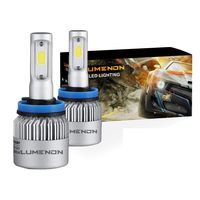 Lumenon LED Headlight Bulbs Conversion Kit 180W 180000LM 6000K Cool White 2 Yr Warranty (H11 H9 H8)