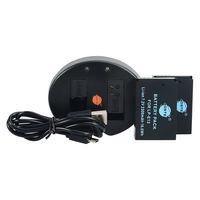 DSTE Replacement for 2 x LP-E12 Battery + Dual USB Charger Compatible Canon EOS M M2 M10 M50 100D Kiss X7 Rebel SL1 PowerShot SX70 Digital Camera