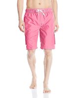 Kanu Surf Men's Barracuda Swim Trunks (Regular & Extended Sizes), Pink, XX-Large
