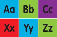 Spot On Alphabet Carpet Markers 4-inch (TCR77004)