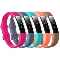 honecumi for Fitbit Alta/Alta HR Wristbands/Strap Small Large Stripe Watchbands Replacement Accessory Colorful Watch Strap with Buckle for Men&Women