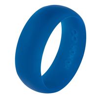 Honor Eternity Ring Men's Silicone Ring Wedding Band (Midnight Blue, 8)
