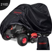 Eventronic Riding Lawn Mower Cover, Riding Lawn Tractor Cover 210D Waterproof Heavy Duty Durable (L71 xW47 xH43)-Black