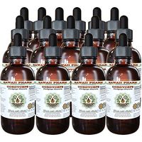 Cordyceps Alcohol-Free Liquid Extract, Cordyceps (Cordyceps Sinensis) Mushroom Glycerite Hawaii Pharm Natural Herbal Supplement 15x4 oz