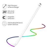Stylus Pen for Touch Screens, Active Pen Digital Pencil Fine Point Compatible with iPhone iPad and Other Tablets (White)