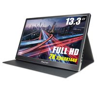 Prechen, 13.3 Portable Monitor Support HDMI Monitor IPS Display 2560X1440 Support with Xbox Nintendo PC Laptop PS3/PS4 Raspberry Pi