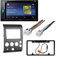 CACHÉ KIT2286 Bundle W/Car Stereo with Bluetooth, Backup Camera for 2006 - 2007 Nissan Titan Double DIN Multimedia DVD Touchscreen Receiver W/Complete Installation Kit (4Item)