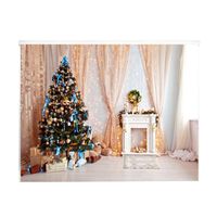 Garystan Portable Print Christmas Style Collapsible Photography Background For Shooting Party Games & Activities