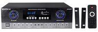 Rockville SingMix 3 Rack Mount 3000w Karaoke Amplifier/Mic Mixer+Bluetooth/Echo