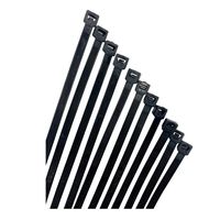 Cable Zip Ties, Premium Heavy Duty Cable Ties 12inch 100pcs, Self-Locking Strong Plastic Wire Ties, Tensile Strength Nylon Tie Wraps in Black White, Indoor Outdoor UV Resistant by SZLhappyboy