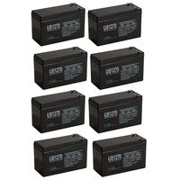 12V 7AH Sealed Lead Acid Battery Fits - Verizon Fios - Fish Finder - Scooter - 8 Pack