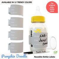 The Original Write and Reuse Baby Bottle Labels for Daycare