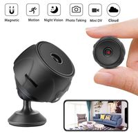 Mini Spy Camera, Wireless Hidden Cameras with Night Vision for Home and Outdoor, 140° Wide Angle WiFi Motion Detection Cam with Audio for Android and iOS System