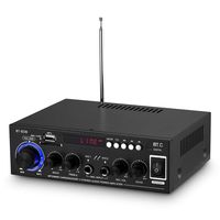 Bluetooth Home Car Boat Audio Amplifier Mic Power Amp Stereo Wireless Receiver