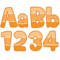 Creative Teaching Press Orange Paint Chip 4" Designer Letters (0281)