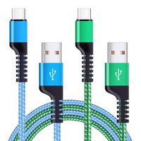 Charger Cable Replacement for Samsung S10 Plus S9 S8 A50, LG Stylo 5/4 Plus G8 G7 ThinQ Q7+ G6 G5, Moto G7/G7 Power/Z4/Z3/G6, Pixel 3a 2XL, OnePlus 7, AndHot 2Pack 6ft Fast Charging USB Type C Cable