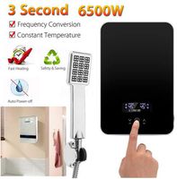 Instant Heating Electric Hot Water Heater 220V 6500W Overheating Protection Constant Temperature With Shower Nozzle