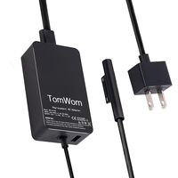 TomWom 102W 15V 6.33A Surface Book Power Supply Charger, Compatible with Surface Book 1/2, Surface Laptop 1/2, Surface Pro 3/4/5/6, Replacement AC Adapter
