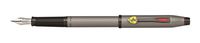 Cross Century II Collection for Scuderia Ferrari Titanium Gray Satin Lacquer w/Polished Black PVD Appointments and Medium Nib Fountain Pen