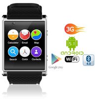 Trendy 3G Unlocked Android 5.1 SmartWatch+Phone by Indigi + WiFi + GPS + Google Play
