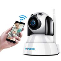 TAOCOCO Dog Camera, Pet Camera, 1080P FHD WiFi IP Surveillance Camera, Wireless Security Dome Camera for 2.4 GHz, Home Baby Monitor Nanny Cam with Smart Pan/Tilt/Zoom, Motion Detection, Night Vision