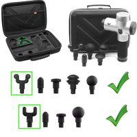 Upgrade Carrying Case for Hyperice Hypervolt, 2019 New Protective Travel Storage Bag for Hyperice Hypervolt Massage Gun with 5 Head Attachments