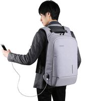 Kingsons Lightweight Slim Travel Laptop Backpack,Business Travel Computer Bag Slim Laptop Rucksack 15.6" with USB Charging Port TSA Lock Anti Theft Bag Water Resistant for 15.6-Inch Laptop Bag