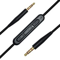 Alitutumao Stereo Jack Cable Replacement with Remote Volume Control and Mic Compatible Bose On-Ear 2/OE2/OE2i/QC25/QC35/Soundlink/SoundTrue Headphones