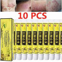10pcs/Lot High Quality Chinese Herbal Eczema,Psoriasis Creams Dermatitis and Eczema Pruritus Psoriasis Ointment