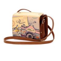 Willtoo Leather Camera Case Bag Holder For Fujifilm Instax Mini 7s Mini 8 Mini 25 (Brown)