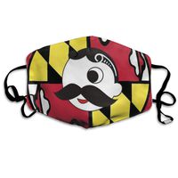 Maryland Flag Dust Mask,Washable and Reusable Cleaning Gardening Outdoor Activities Warm Windproof Mask