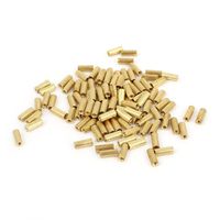 uxcell Brass Female Threaded Pillars Standoff Spacer M2x8mm 100 Pcs Gold Tone