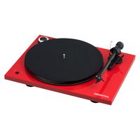 Pro-Ject Essential III Turntable with Built in Phono Preamplifier - Red