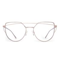 JIM HALO Cateye Blue Light Blocking Computer Glasses Women Video Game Eyeglasses, Reduce Eye Strain Light Gold