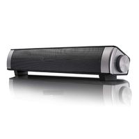 Wireless 3D Bluetooth Speaker,BVI BOOMERVIVI Bluetooth V4.2, HiFi Wireless Sound Bar with Subwoofer, Hands-free,TF Card,USB Reader,FM Radio,Aux In For TV PC Tablets iPhone7 7 Plus Smart Phones (Black)